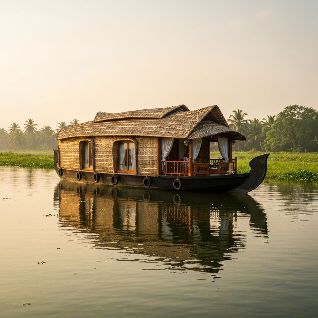 3 bedroom Kerala houseboat