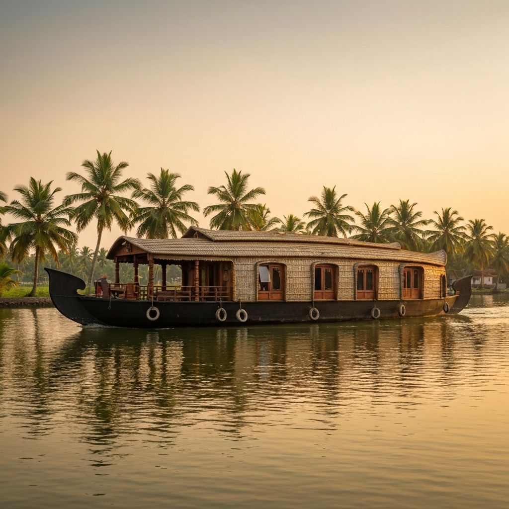 4 bedroom Kerala houseboat