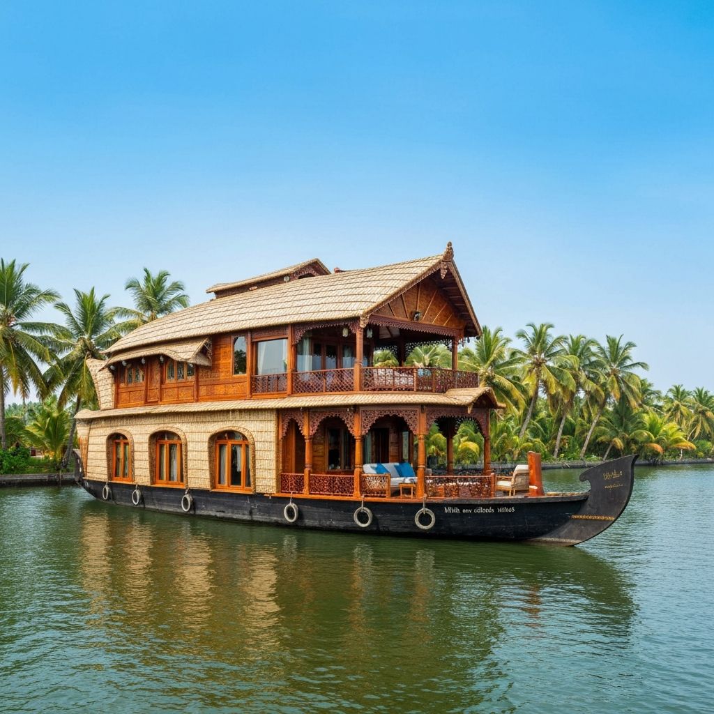 5 bedroom Kerala houseboat